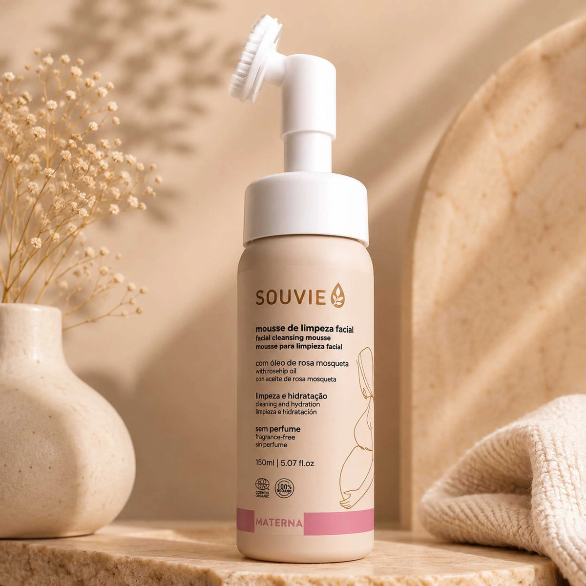 Mousse de Nettoyage Visage Materna | 150 ml