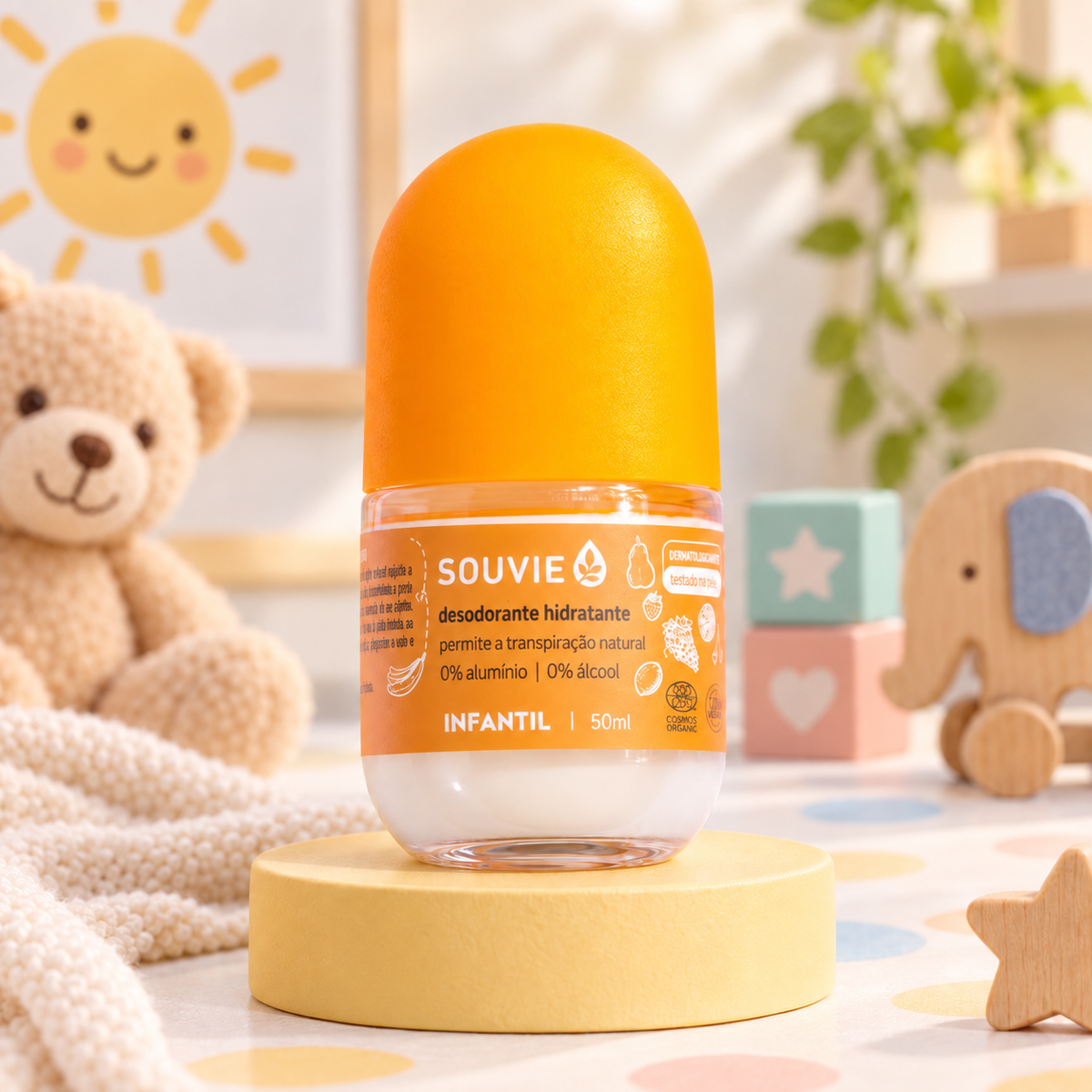 Desodorante Pomar em Festa para crianças - 50ml